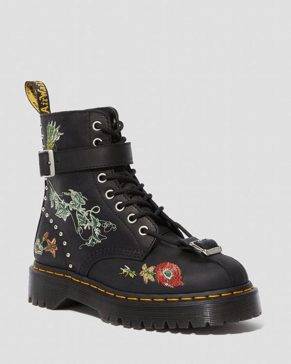 Dr Martens Dámské Kotníkové Boty Gomez Wild Botanics Černé, CZ-587390